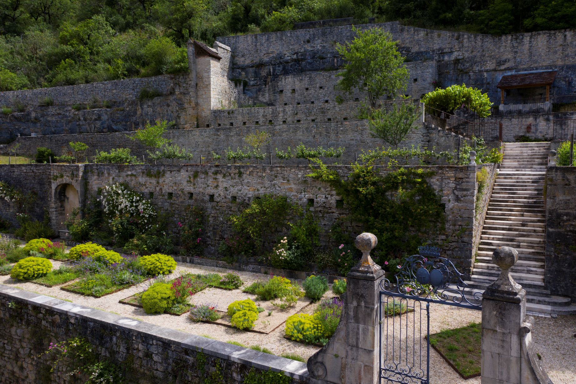 Vue des jardins et terrasses ©Martin TABURET