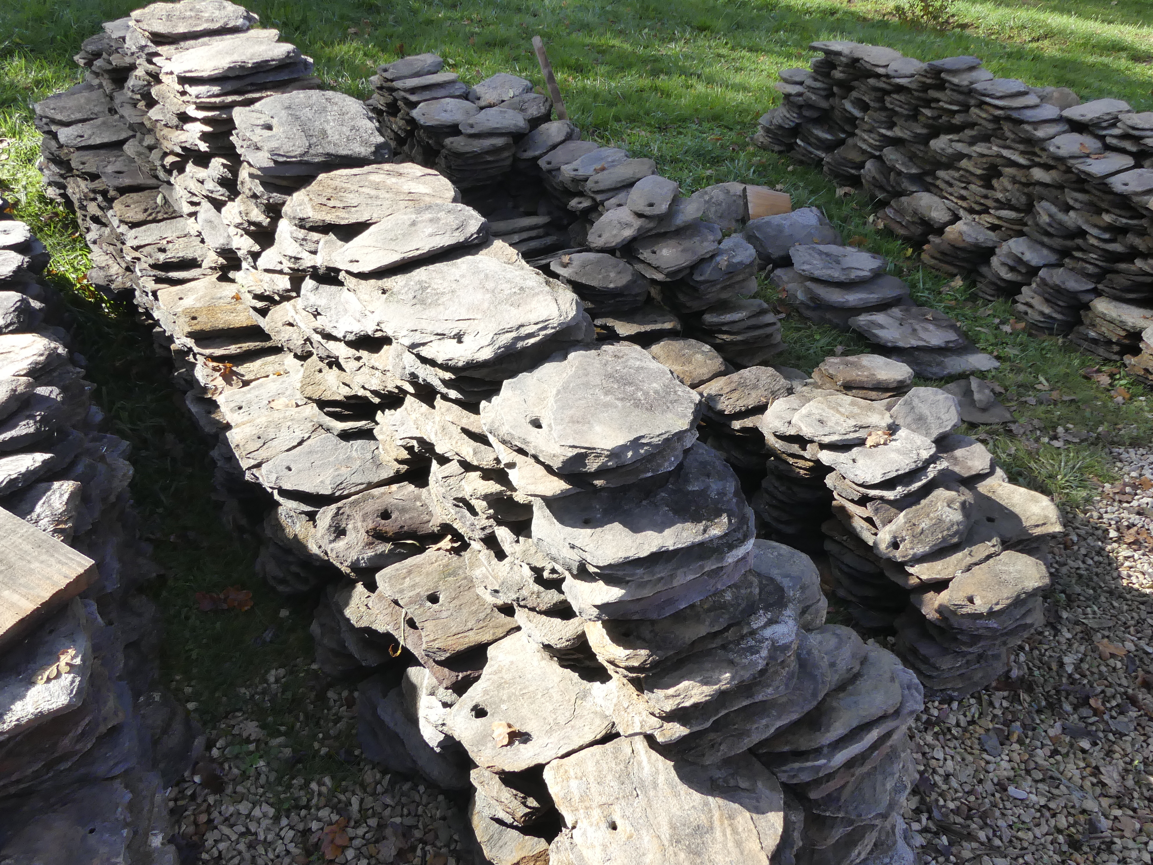 Lauzes vérifiées et triées par taille.